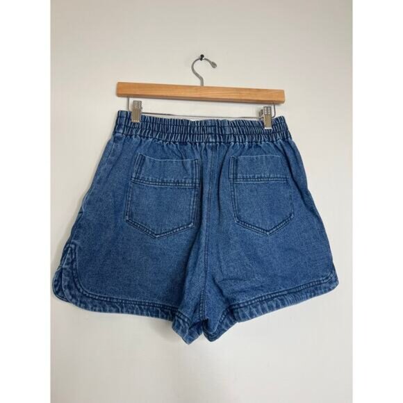 NWT Hunter Bell Courtland Pull-On Cotton Elastic Waist Denim Short Blue Size: S - Picture 7 of 8